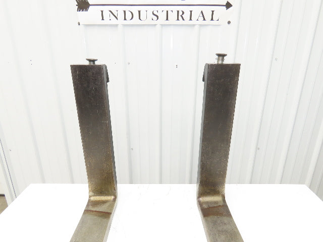 Cascade 126727 4X40" Class 2 Steel Forklift Forks 16" Carriage 1-Pair 1250 X 600