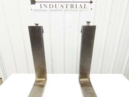 Cascade 126727 4X40" Class 2 Steel Forklift Forks 16" Carriage 1-Pair 1250 X 600
