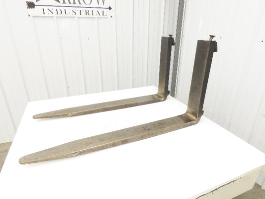 Cascade 126727 4X40" Class 2 Steel Forklift Forks 16" Carriage 1-Pair 1250 X 600