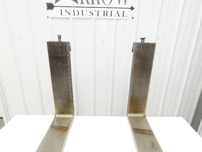 Kenhar 463299 4.75x48" Class 2 Steel Forklift Forks 16" Carriage 1-Pair 1250X600