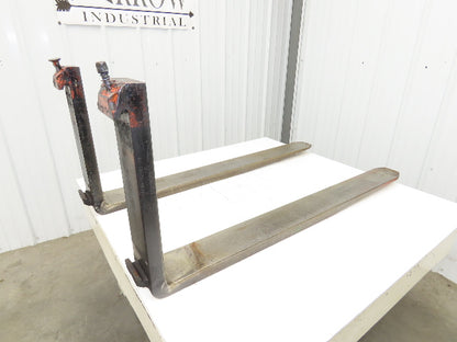 Kenhar 463299 4.75x48" Class 2 Steel Forklift Forks 16" Carriage 1-Pair 1250X600