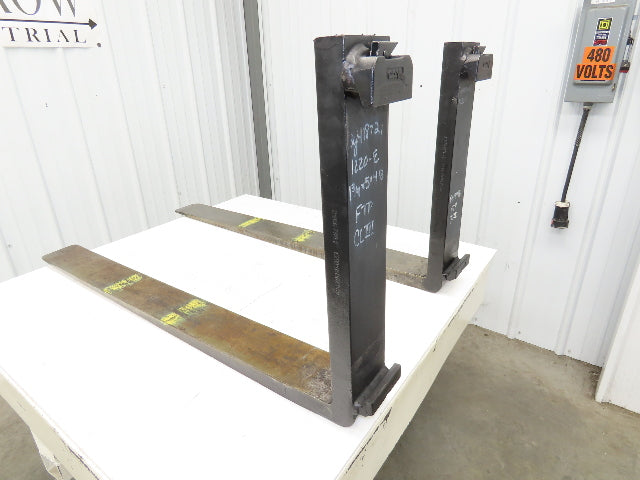 Cam CAM1900X600 5x48" Class 3 Steel Forklift Forks 20" Carriage 1-Pair
