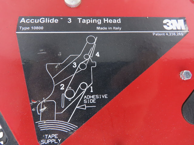 3M Type 10800 Accuglide 3 Case Sealer Taping Head 2" Box Taper