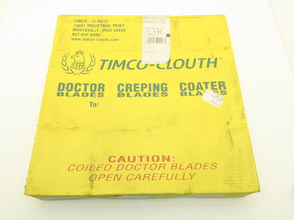 Timco Clouth Type KF Policlouth-Super Doctor Blade .075"x 3"x 186" Print Press