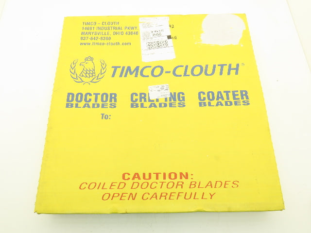 Timco Clouth Type KF Bronze Doctor Blade .050"x 3"x 173" Print Press
