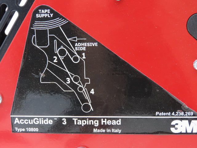 3M Type 10800 Accuglide 3 Case Sealer Taping Head 2" Box Taper With 3" Spacers