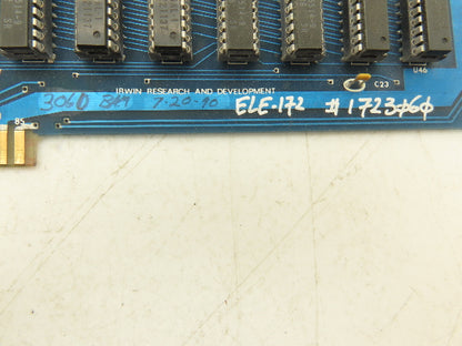 Irwin Research & Development 1723060 3060 BAM Industrial Computer Circuit Board