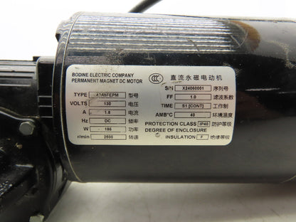 Bodine Electric 42A5FEPM-5L/H DC Gearmotor 10:1 Ratio 250rpm 130VDC Bad Encoder