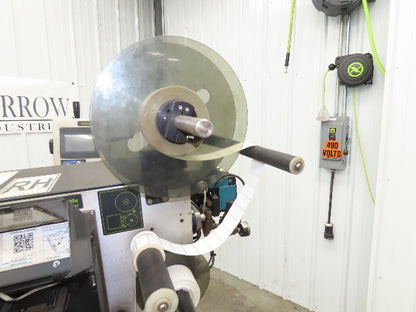 CTM 3600A-ZE500-4-3 High Speed Label Applicator Zebra Print Head ZE500-4 Stand