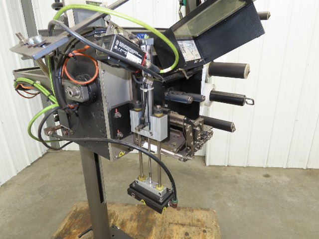 CTM 3600A-ZE500-4-3 High Speed Label Applicator Zebra Print Head ZE500-4 Stand