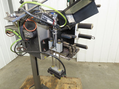 CTM 3600A-ZE500-4-3 High Speed Label Applicator Zebra Print Head ZE500-4 Stand