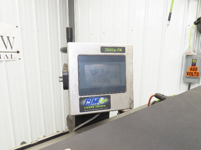 CTM 3600A-ZE500-4-3 High Speed Label Applicator Zebra Print Head ZE500-4 Stand
