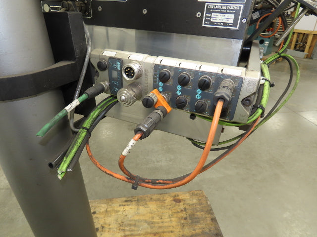 CTM 3600A-ZE500-4-3 High Speed Label Applicator Zebra Print Head ZE500-4 Stand