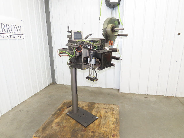CTM 3600A-ZE500-4-3 High Speed Label Applicator Zebra Print Head ZE500-4 Stand