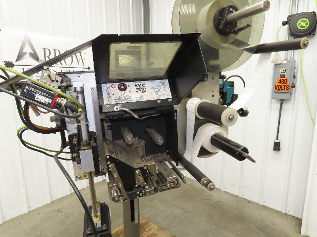 CTM 3600A-ZE500-4-3 High Speed Label Applicator Zebra Print Head ZE500-4 Stand