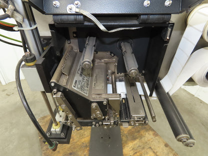 CTM 3600A-ZE500-4-3 High Speed Label Applicator Zebra Print Head ZE500-4 Stand