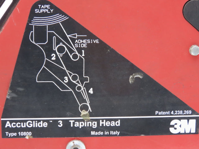 3M Type 10800 Accuglide 3 Case Sealer Taping Head 3" Box Taper