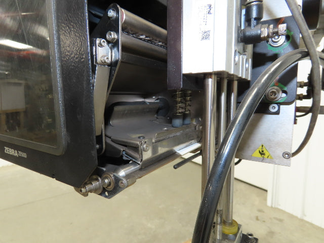 CTM 3600A-ZE500-4-3 High Speed Label Applicator Zebra Print Head ZE500-4 Stand