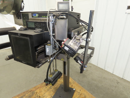 CTM 3600A-ZE500-4-3 High Speed Label Applicator Zebra Print Head ZE500-4 Stand