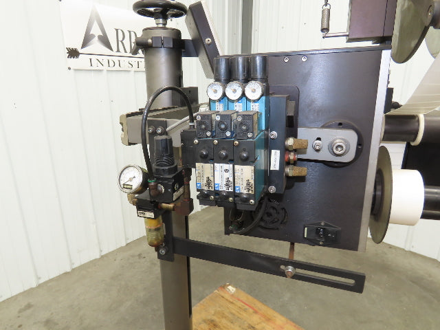 CTM 3600A-ZE500-4-3 High Speed Label Applicator Zebra Print Head ZE500-4 Stand
