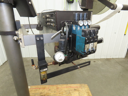 CTM 3600A-ZE500-4-3 High Speed Label Applicator Zebra Print Head ZE500-4 Stand