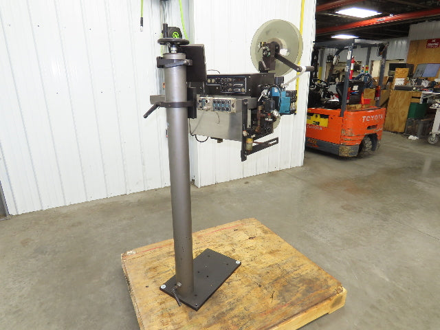 CTM 3600A-ZE500-4-3 High Speed Label Applicator Zebra Print Head ZE500-4 Stand