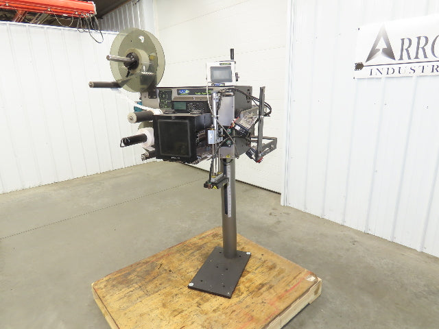 CTM 3600A-ZE500-4-3 High Speed Label Applicator Zebra Print Head ZE500-4 Stand