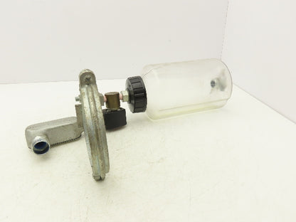 Oil-Rite Lubricator Oiler Single Feed Valve 120V Solenoid 2 Quart Reservoir