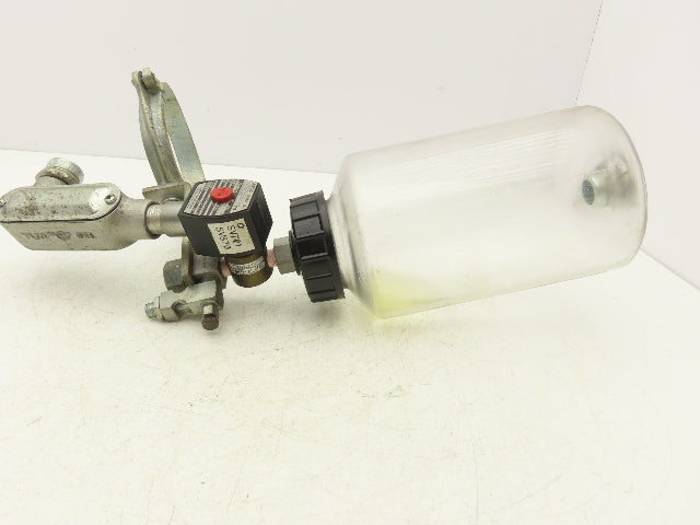 Oil-Rite Lubricator Oiler Single Feed Valve 120V Solenoid 2 Quart Reservoir