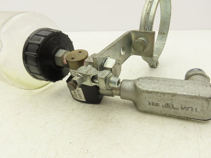 Oil-Rite Lubricator Oiler Single Feed Valve 120V Solenoid 2 Quart Reservoir