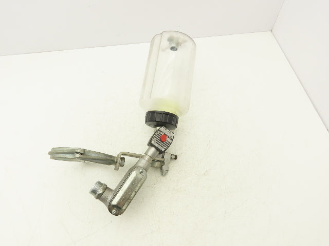 Oil-Rite Lubricator Oiler Single Feed Valve 120V Solenoid 2 Quart Reservoir