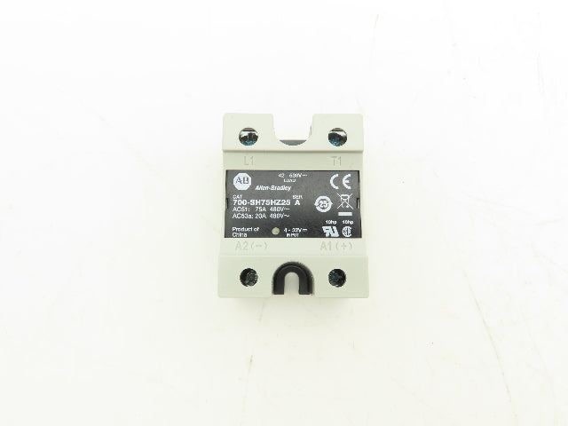 Allen Bradley 700-SH75HZ25 Solid State Relay 4-32VDC Input 75A/480V Output