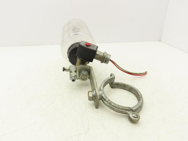 Oil-Rite Lubricator Oiler Single Feed Valve 120V Solenoid 2 Quart Reservoir