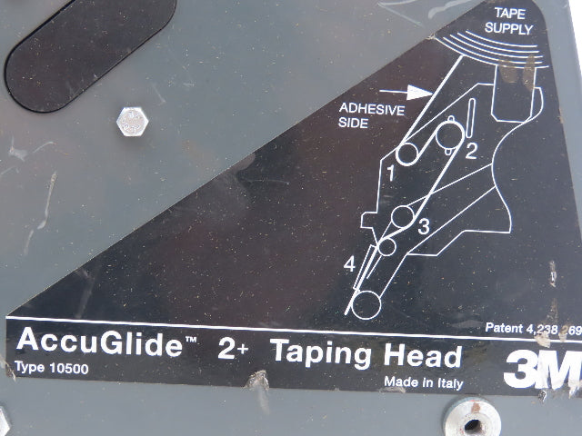 3M Type 10500 Accuglide 2 Case Sealer Taping Head 2" Box Taper READ