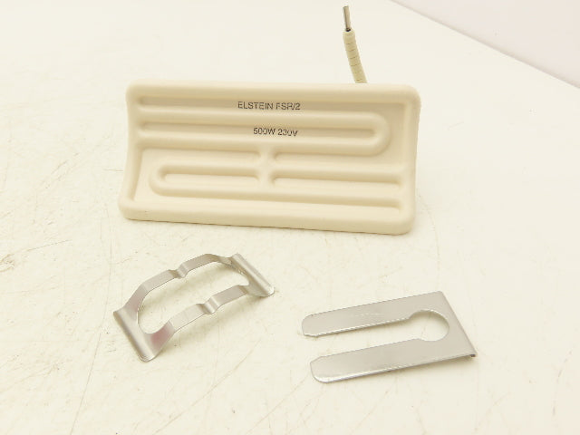 Elstein FSR/2 Ceramic Infrared Curved Panel Heater Element 500W 230V Lot of 2