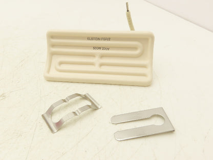 Elstein FSR/2 Ceramic Infrared Curved Panel Heater Element 500W 230V Lot of 2