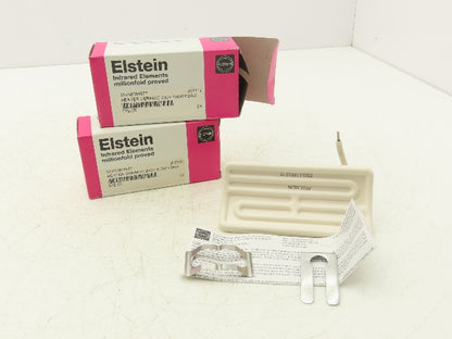 Elstein FSR/2 Ceramic Infrared Curved Panel Heater Element 500W 230V Lot of 2