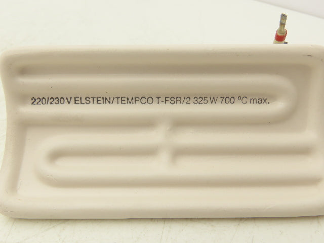 Elstein T-FSR/2 Ceramic Infrared Curved Panel Heater Element 325W 230V Lot of 2