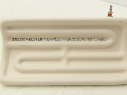 Elstein T-FSR/2 Ceramic Infrared Curved Panel Heater Element 325W 230V Lot of 2