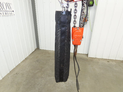 CM Lodestar Model RR 2 Ton 4000lb Electric Chain Hoist 20' Lift 16 FPM 3PH 480V