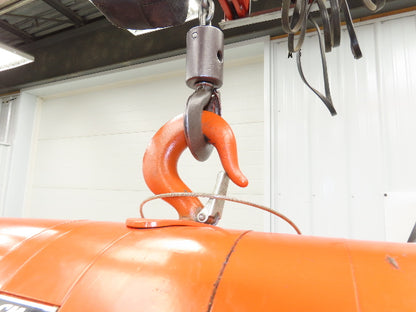 CM Lodestar Model RR 2 Ton 4000lb Electric Chain Hoist 20' Lift 16 FPM 3PH 480V