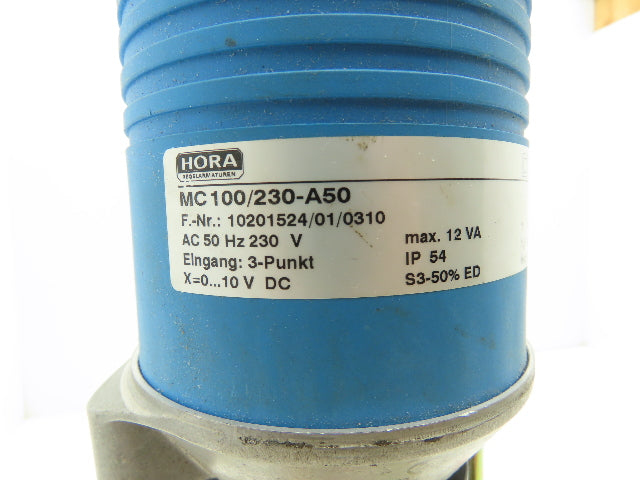 Hora 316RA MMD Electric Linear Actuator 3 Way Mixing Valve 1-1/2" Missing Cover