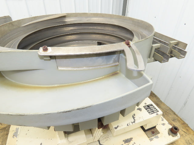 Hoosier Vibratory Parts Feeder Bowl 24" Stainless Bowl 120V 1-3/8" Discharge