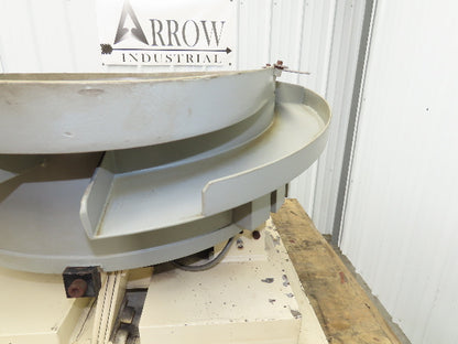 Hoosier Vibratory Parts Feeder Bowl 24" Stainless Bowl 120V 1-3/8" Discharge