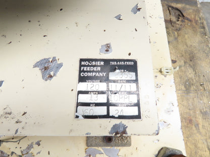 Hoosier Vibratory Parts Feeder Bowl 24" Stainless Bowl 120V 1-3/8" Discharge