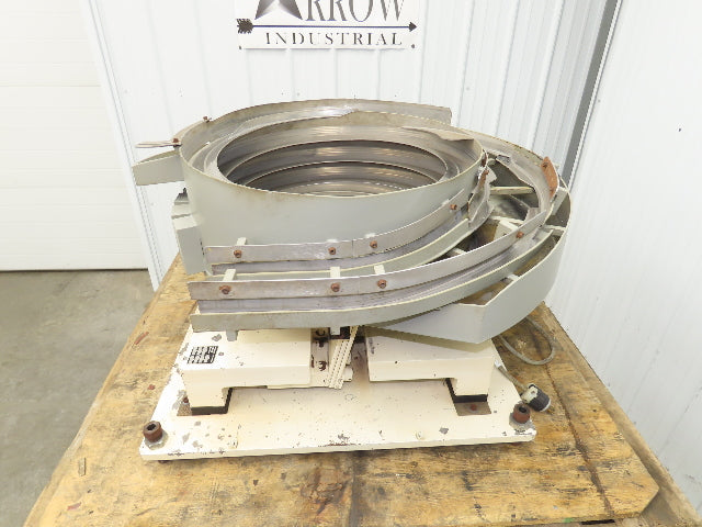 Hoosier Vibratory Parts Feeder Bowl 24" Stainless Bowl 120V 1-3/8" Discharge