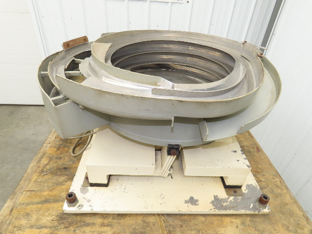 Hoosier Vibratory Parts Feeder Bowl 24" Stainless Bowl 120V 1-3/8" Discharge