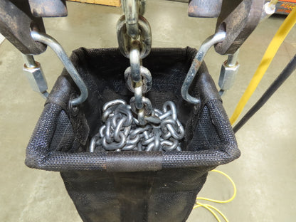 CM Lodestar Model RRS 2 Ton 4000lb Electric Chain Hoist 21' Lift 16 FPM 3PH 460V