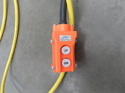 CM Lodestar Model RRS 2 Ton 4000lb Electric Chain Hoist 21' Lift 16 FPM 3PH 460V