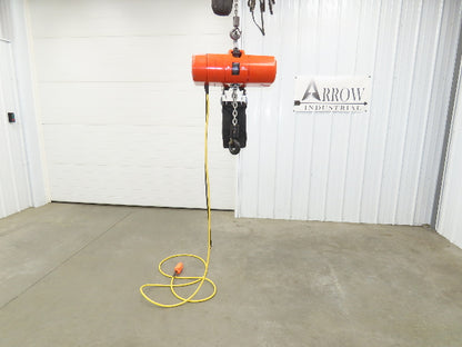 CM Lodestar Model RRS 2 Ton 4000lb Electric Chain Hoist 21' Lift 16 FPM 3PH 460V